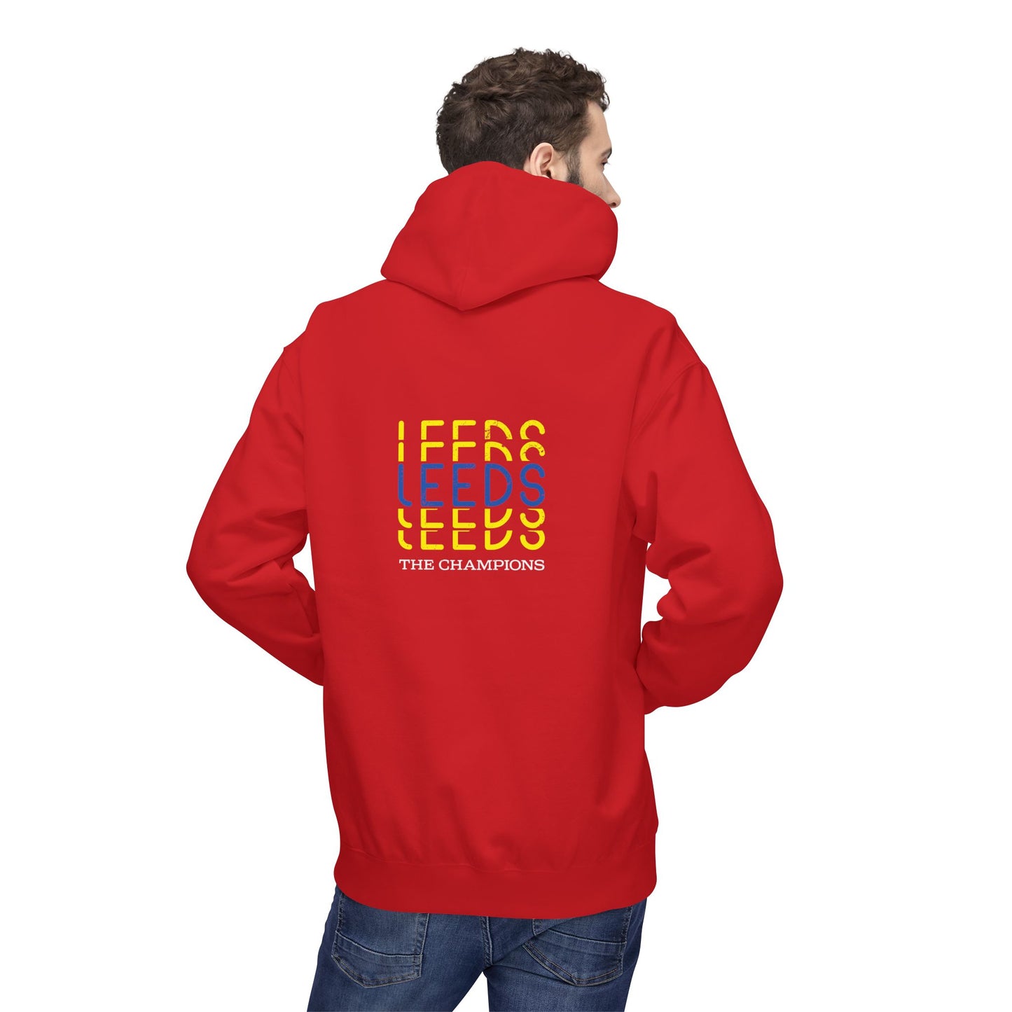 LUFC Softstyle Fleece Hoodie Midweight Unisex