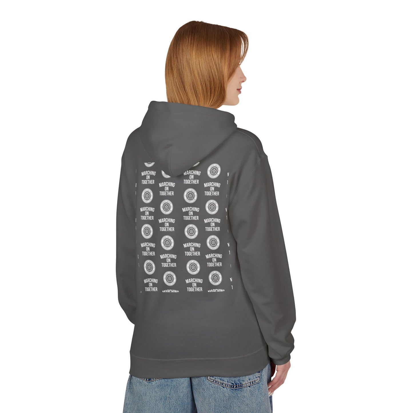 LUFC Midweight Fleece Hoodie Softstyle Unisex