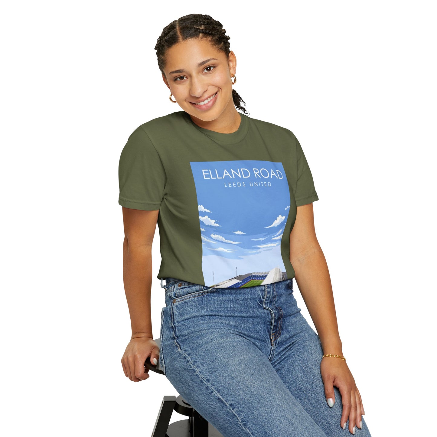 LUFC News Graphic Tee | Garment-Dyed Unisex T-Shirt