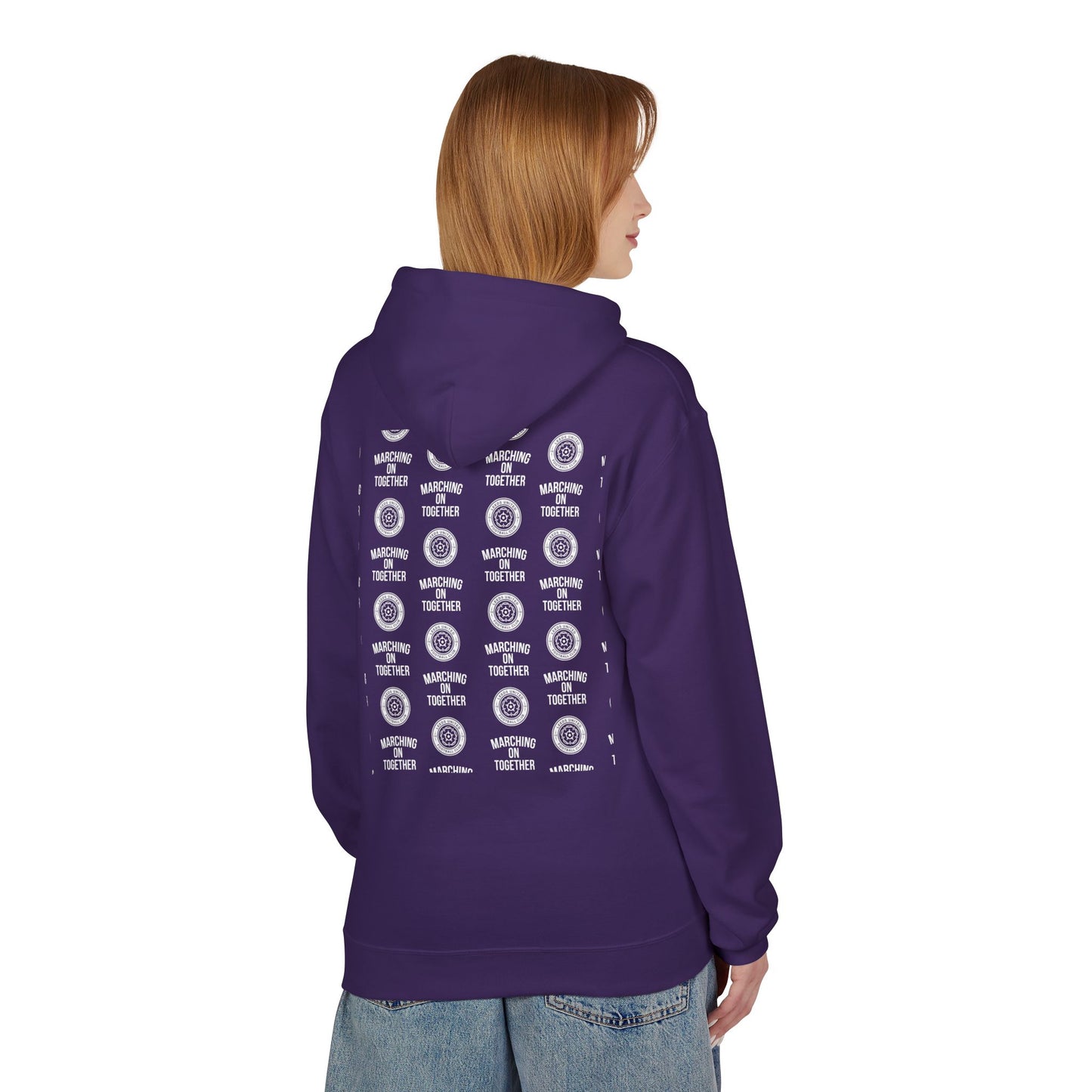LUFC Midweight Fleece Hoodie Softstyle Unisex