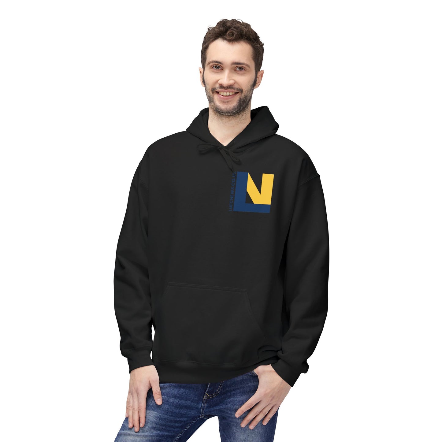 LUFC Softstyle Fleece Hoodie Midweight Unisex