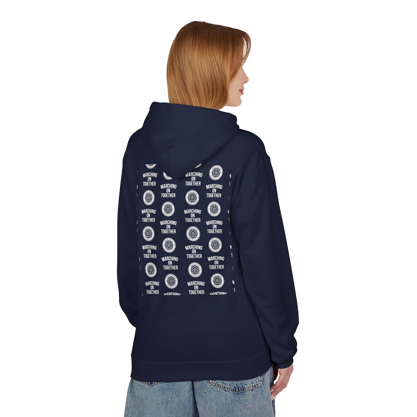 LUFC Midweight Fleece Hoodie Softstyle Unisex
