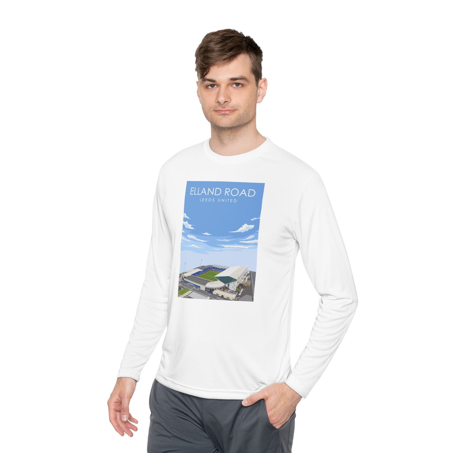 LUFC News Graphic Tee Garment-Dyed Unisex T-Shirt