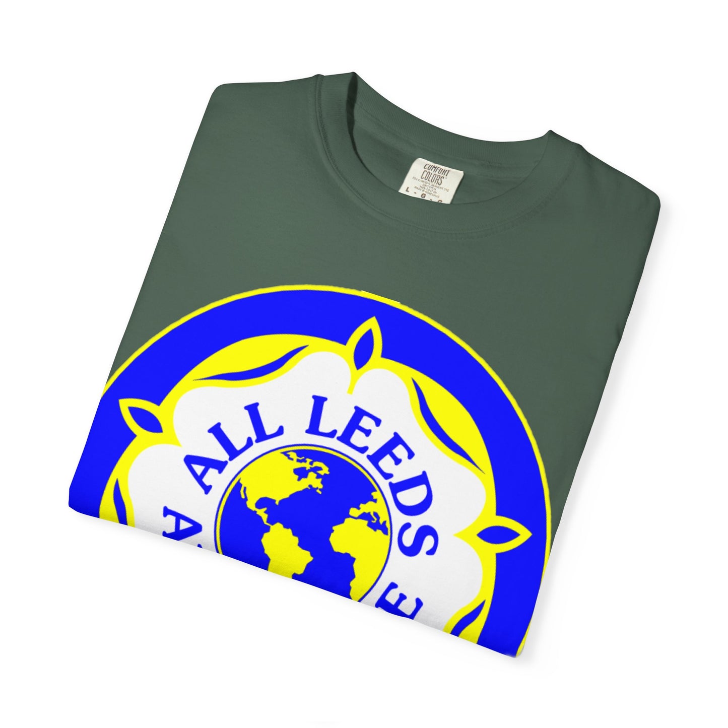 LUFC “All Leeds Aren’t We” Globe Tee: Unisex Supporters Edition