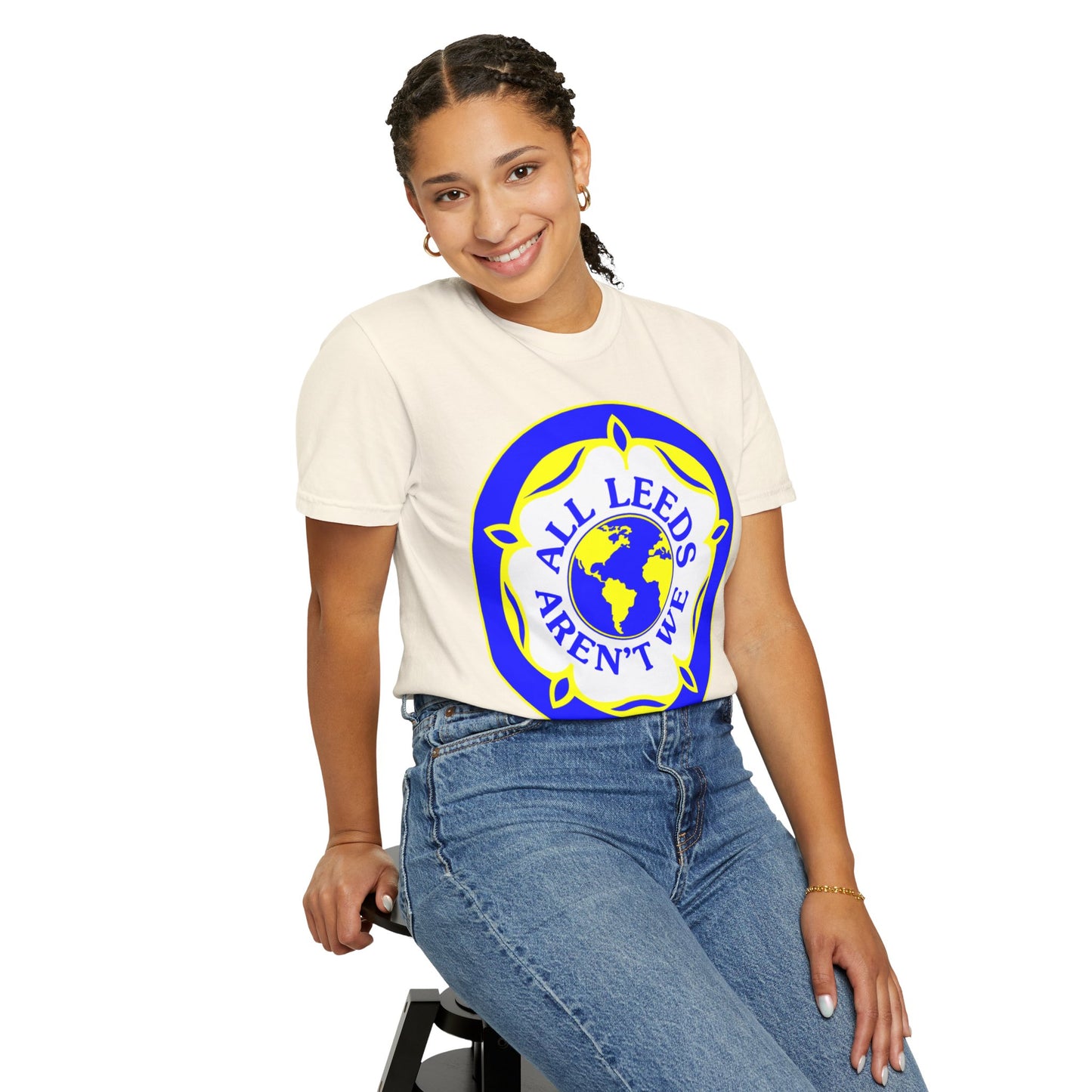LUFC “All Leeds Aren’t We” Globe Tee: Unisex Supporters Edition
