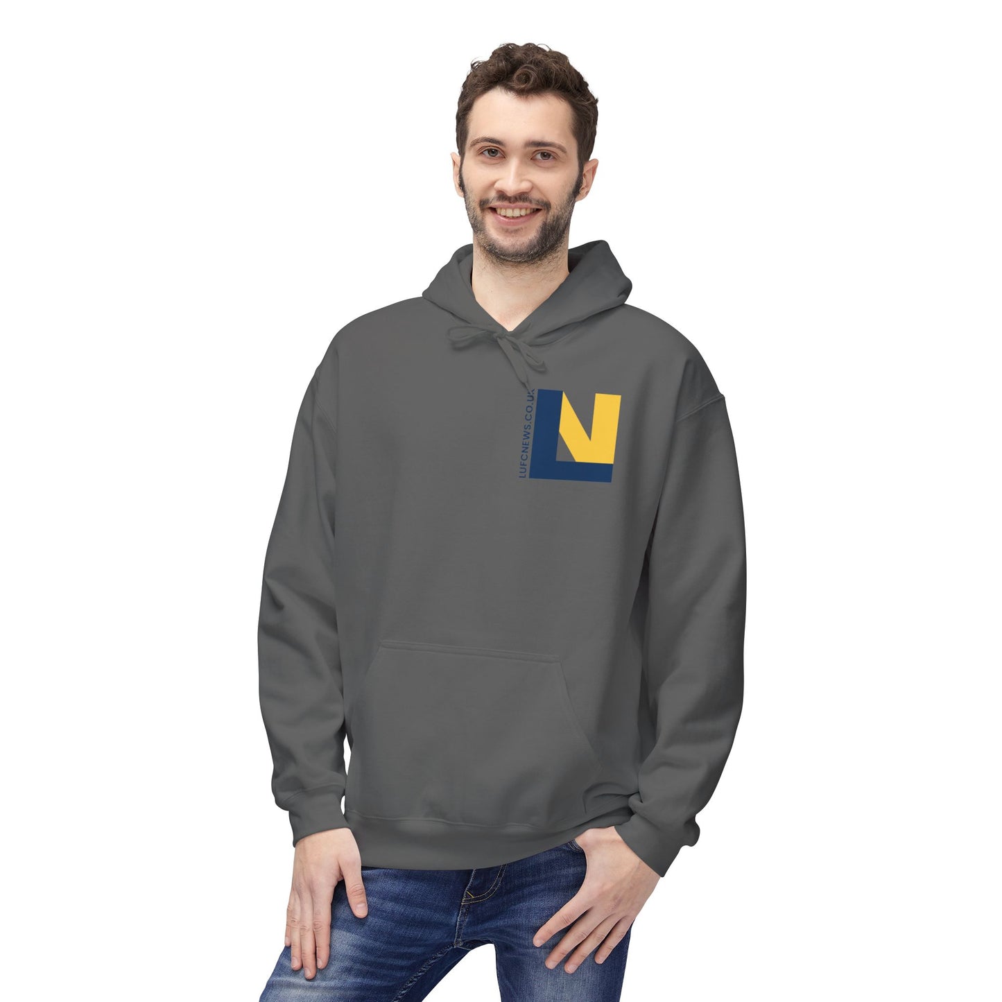 LUFC Softstyle Fleece Hoodie Midweight Unisex