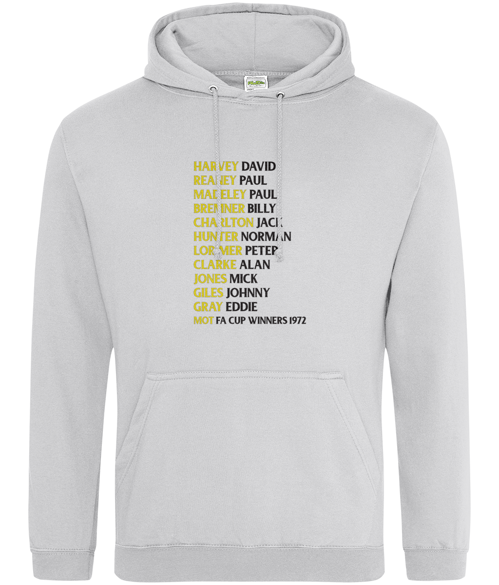 LUFC 1972 FA Cup Winners Hoodie Women