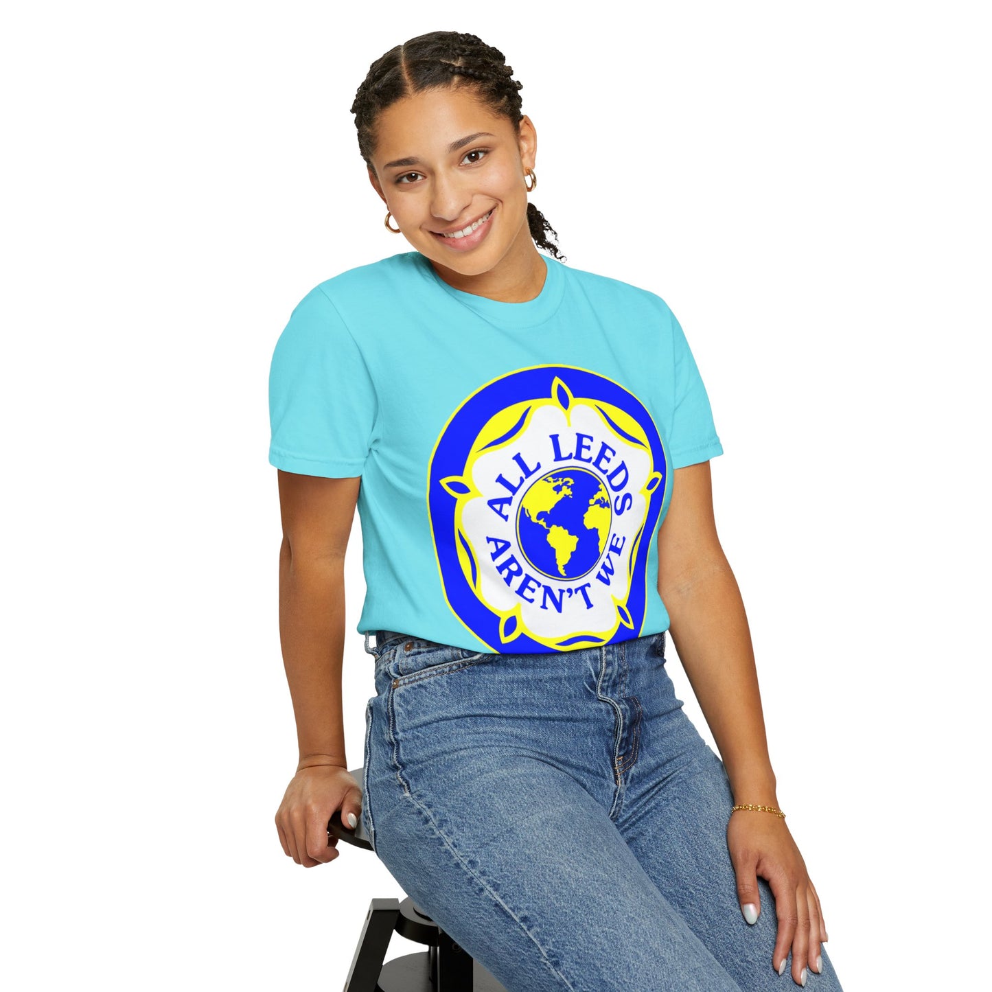 LUFC “All Leeds Aren’t We” Globe Tee: Unisex Supporters Edition