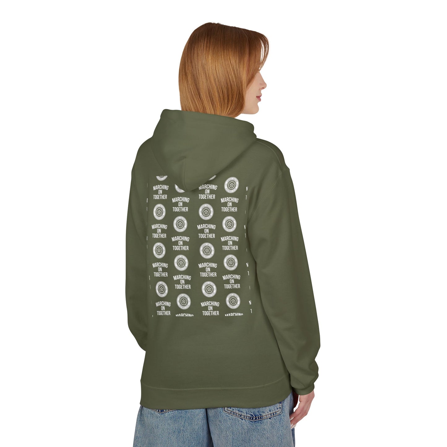LUFC Midweight Fleece Hoodie Softstyle Unisex