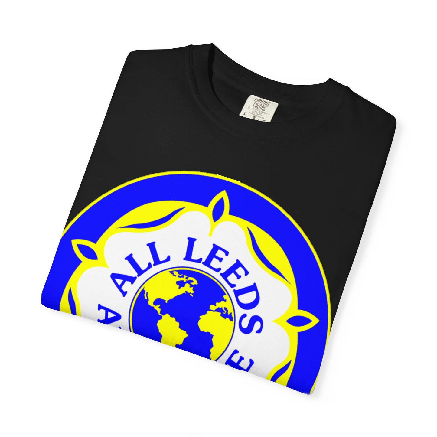 LUFC “All Leeds Aren’t We” Globe Tee: Unisex Supporters Edition