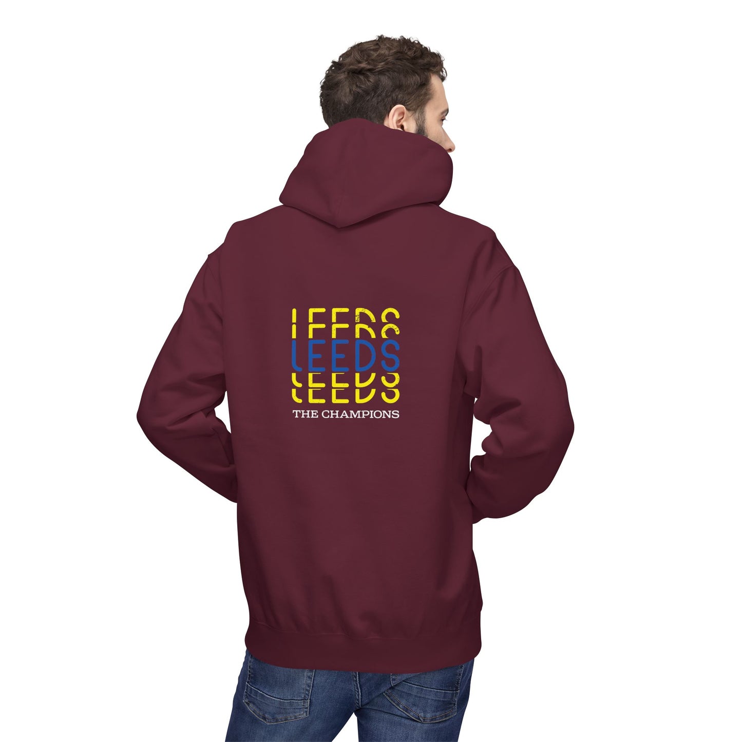 LUFC Softstyle Fleece Hoodie Midweight Unisex