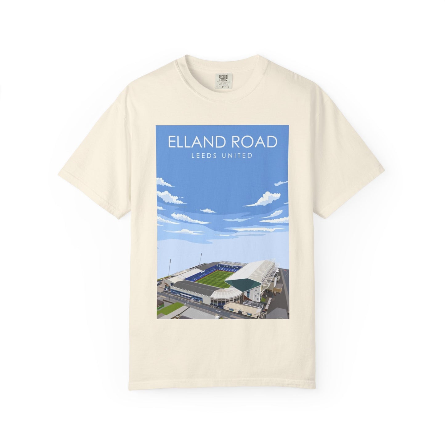 LUFC News Graphic Tee | Garment-Dyed Unisex T-Shirt