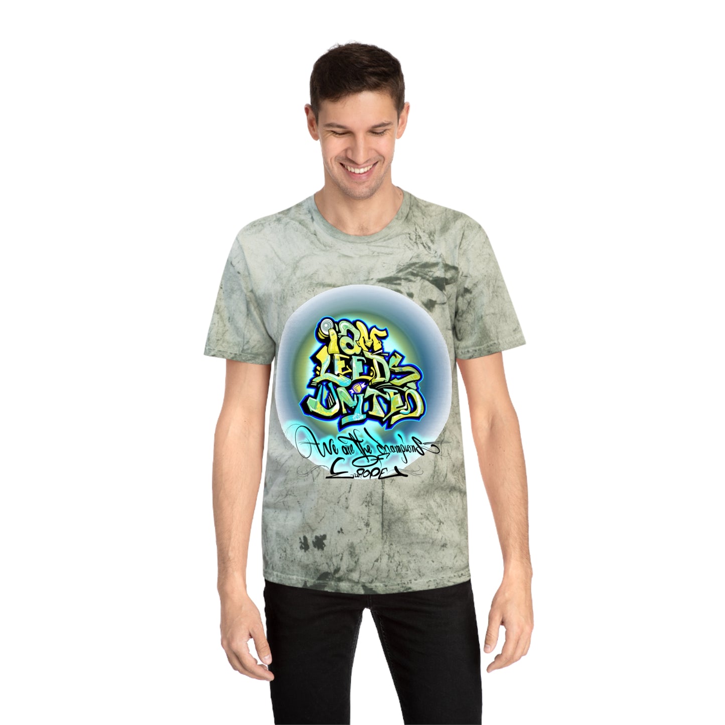 LUFC Graffiti Tee: Unisex Streetwear Edition