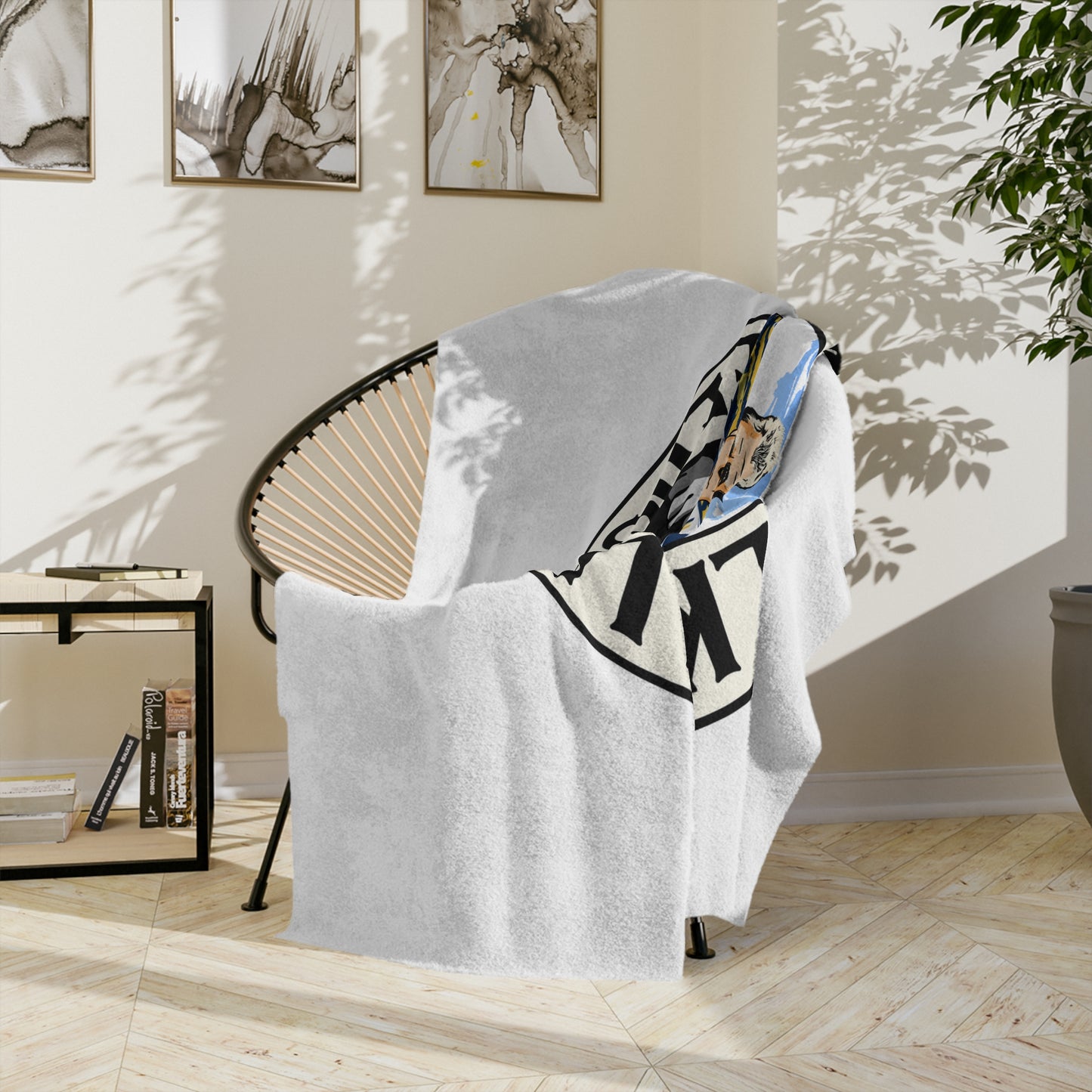 LUFC “Sergeant Wilko” Velveteen Sports Blanket: Iconic Leeds United Tribute Design