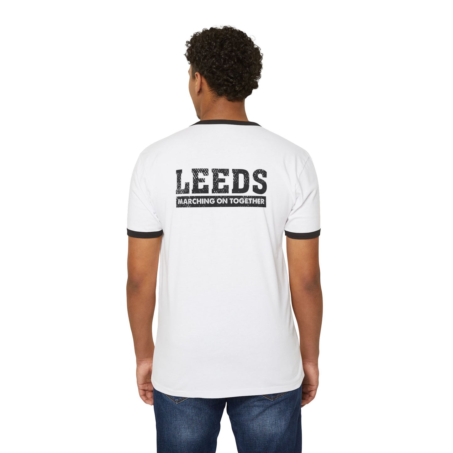 Leeds United Vintage Ringer Tee: Unisex Retro Edition