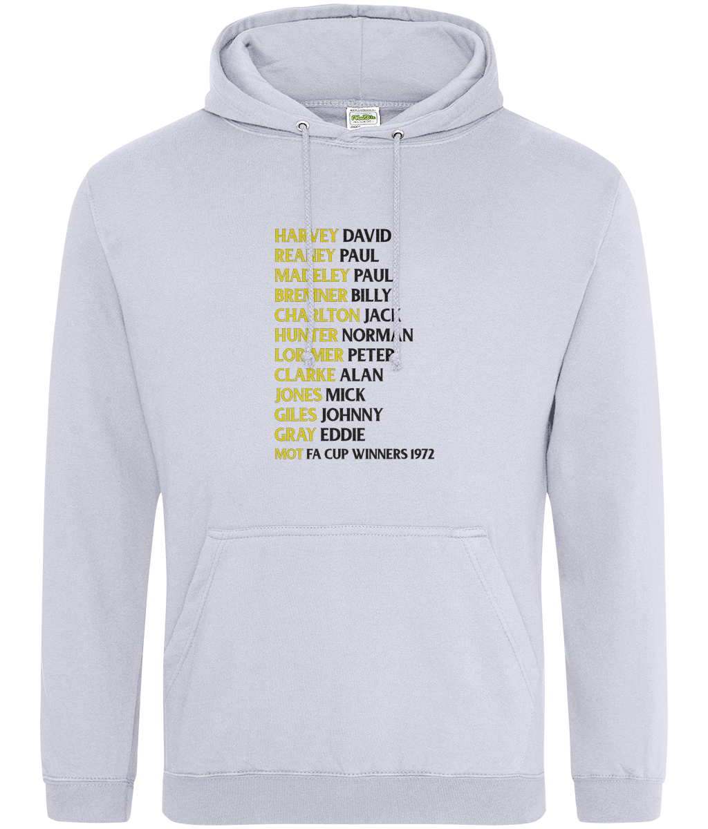 LUFC 1972 FA Cup Winners Hoodie Women