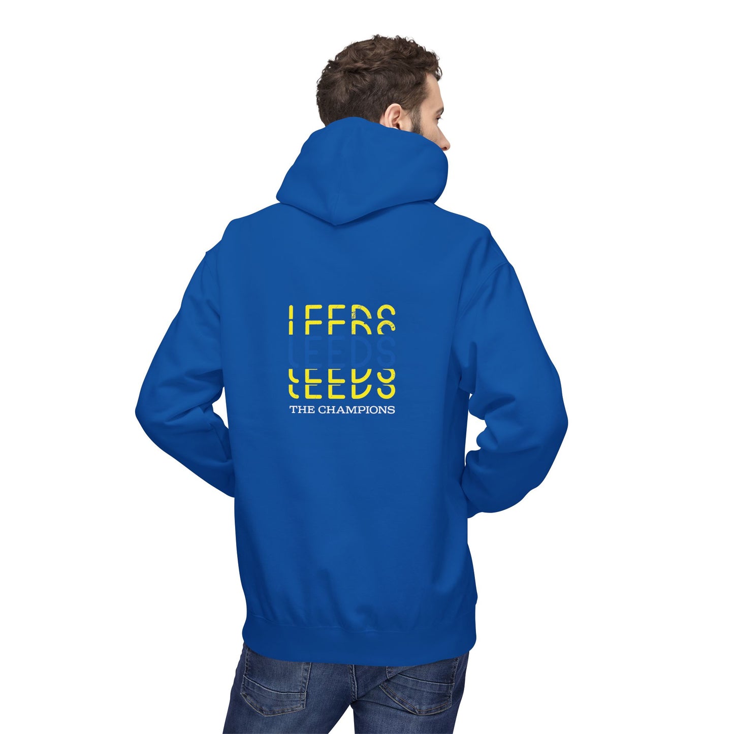 LUFC Softstyle Fleece Hoodie Midweight Unisex