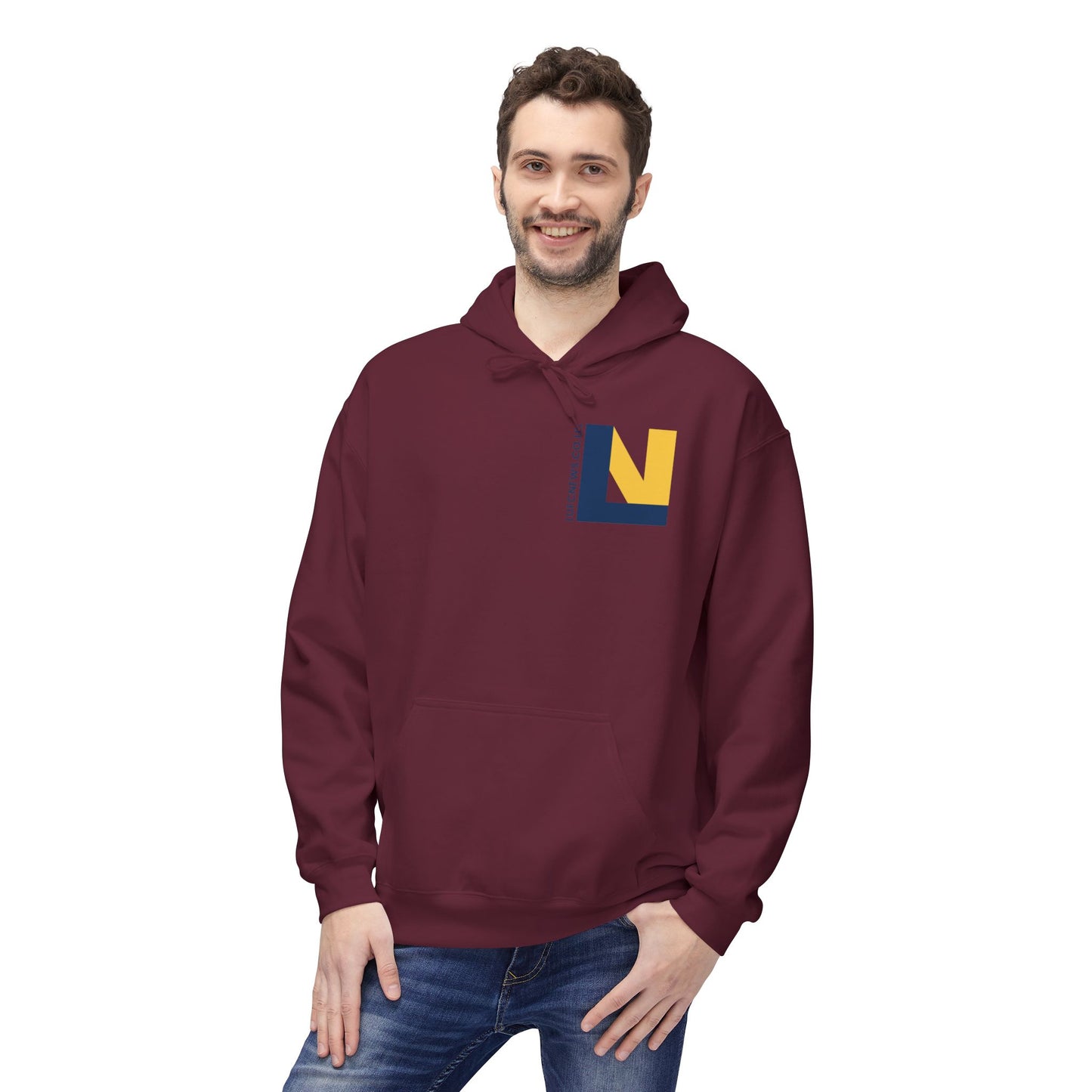 LUFC Softstyle Fleece Hoodie Midweight Unisex