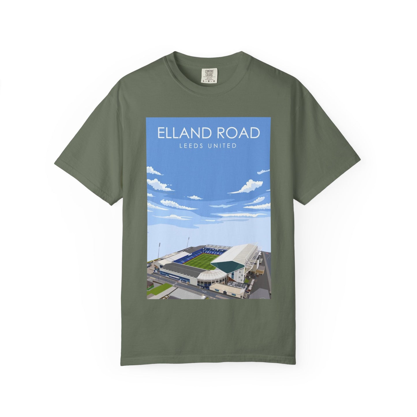 LUFC News Graphic Tee | Garment-Dyed Unisex T-Shirt