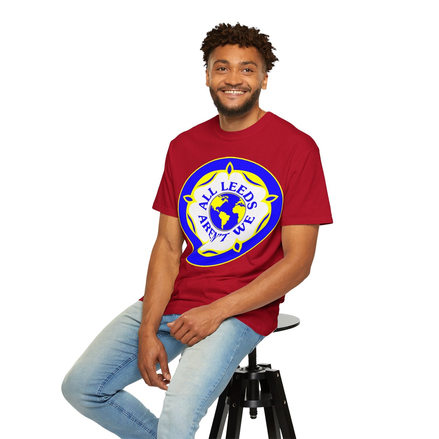 LUFC “All Leeds Aren’t We” Globe Tee: Unisex Supporters Edition