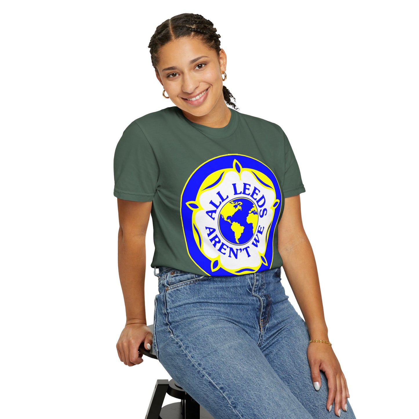 LUFC “All Leeds Aren’t We” Globe Tee: Unisex Supporters Edition