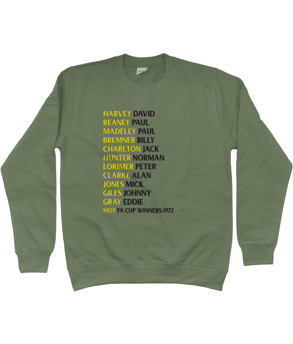 LUFC 1972 FA Cup Winners Jumper Men