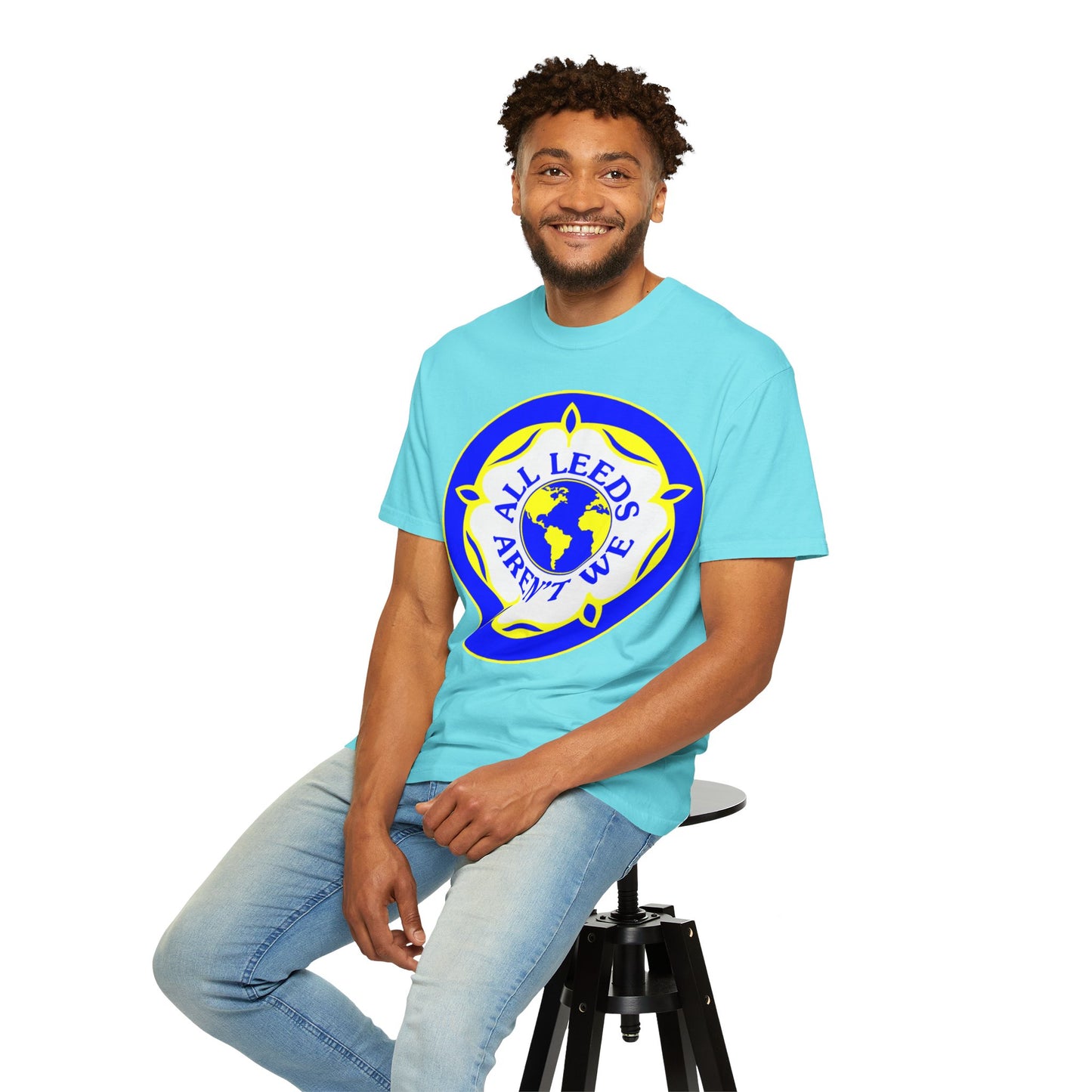 LUFC “All Leeds Aren’t We” Globe Tee: Unisex Supporters Edition