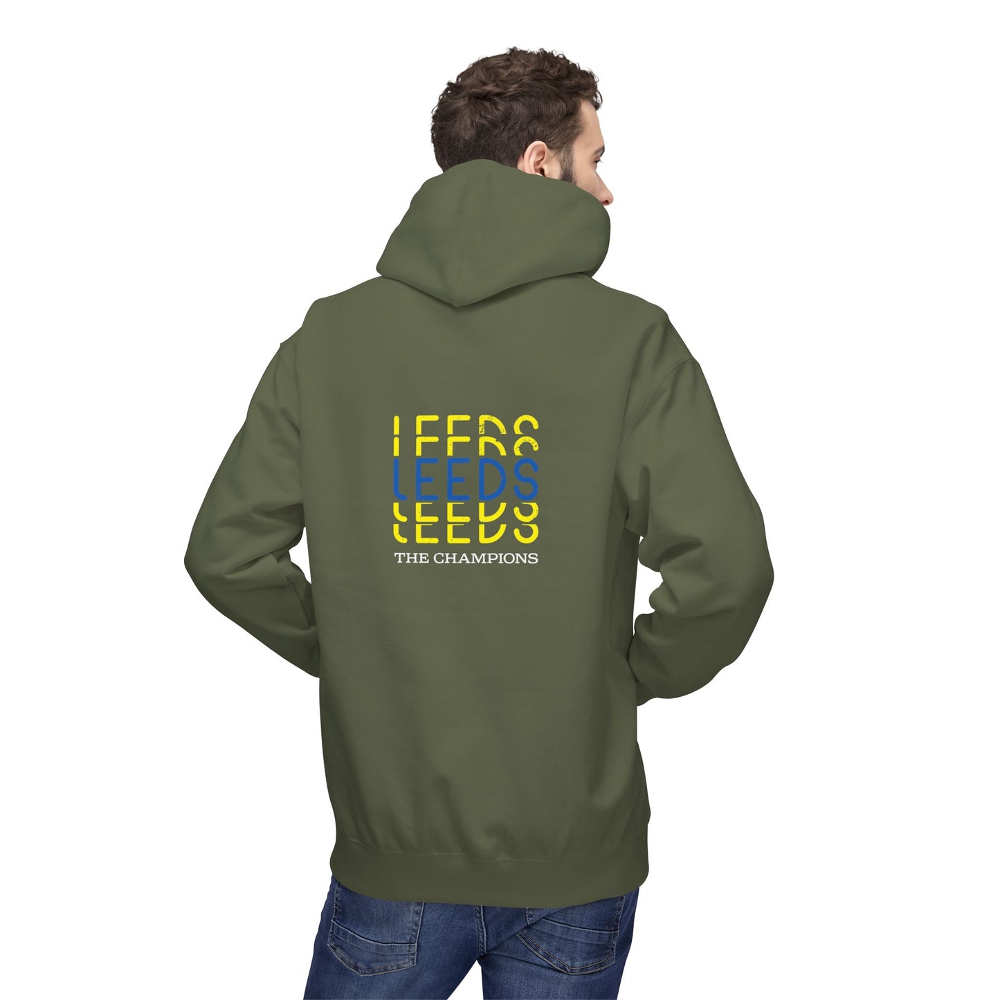 LUFC Softstyle Fleece Hoodie Midweight Unisex