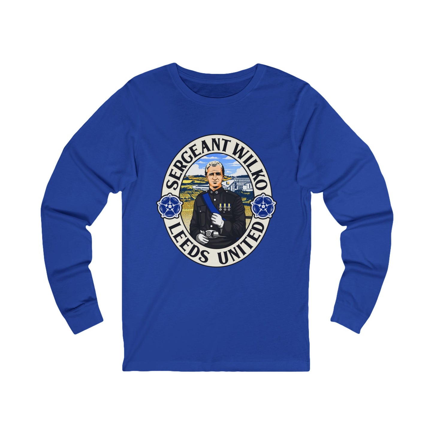 “Sergeant Wilko” Leeds United Long Sleeve T-Shirt: Unisex Fit