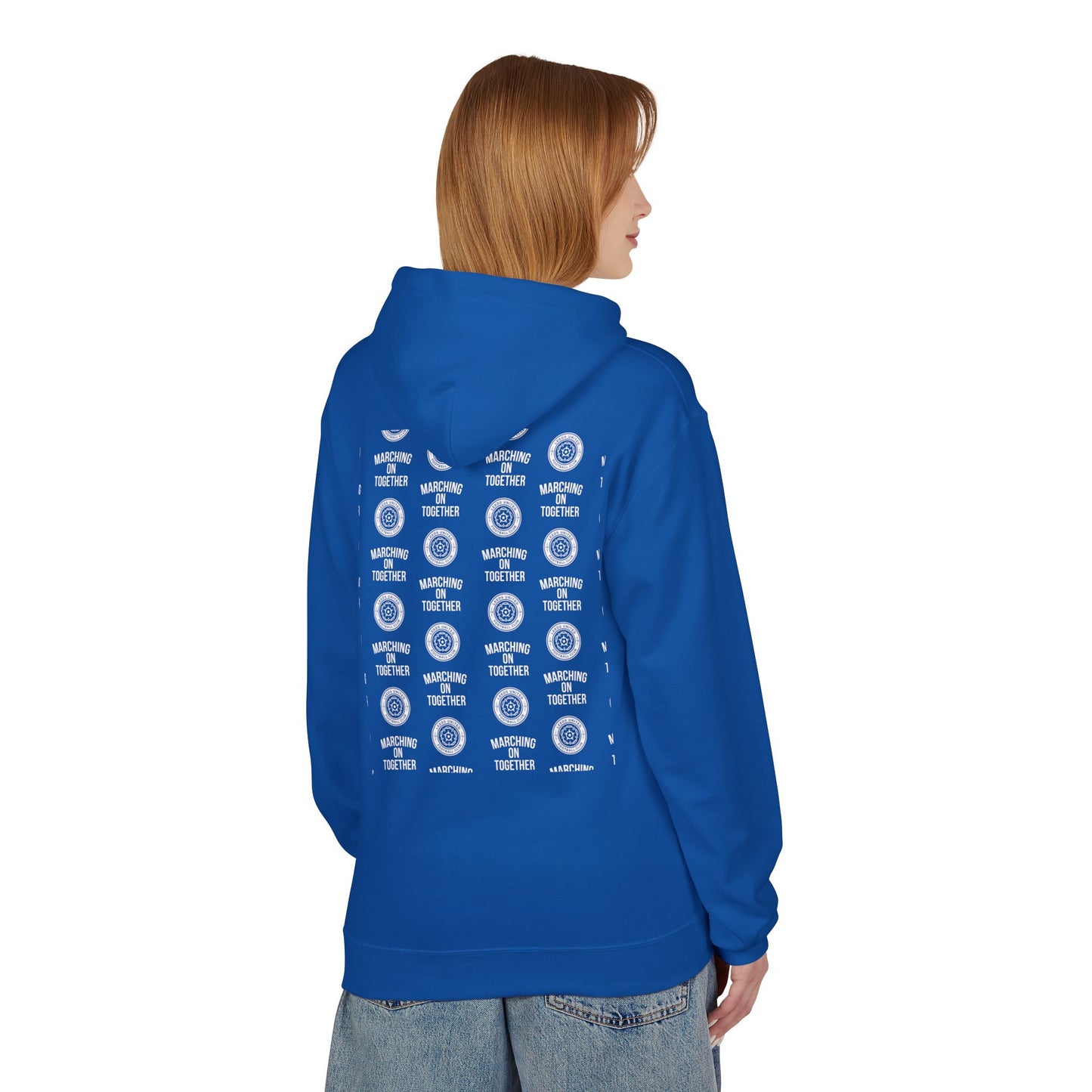 LUFC Midweight Fleece Hoodie Softstyle Unisex