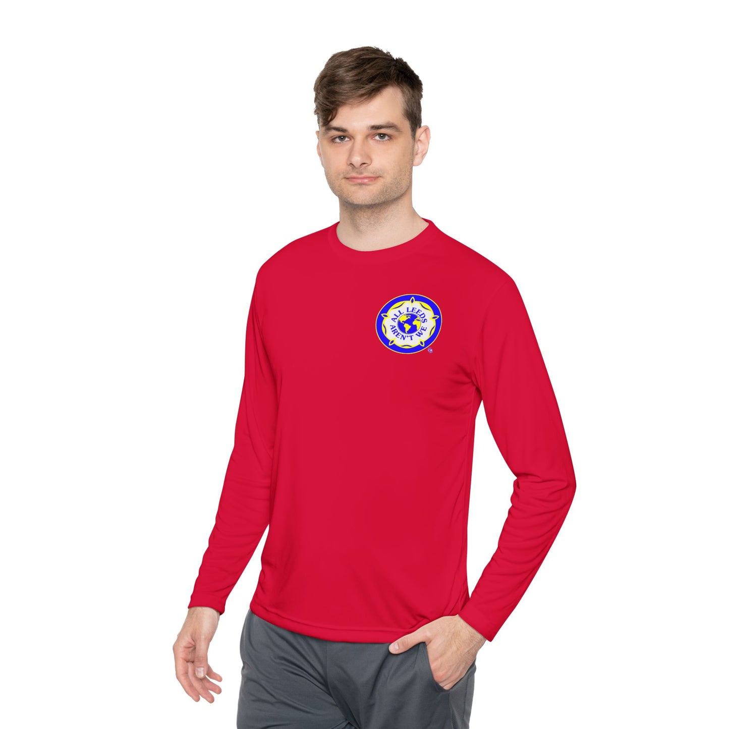 Leeds Unisex Long Sleeve T-Shirt: Earthy Emblem Edition