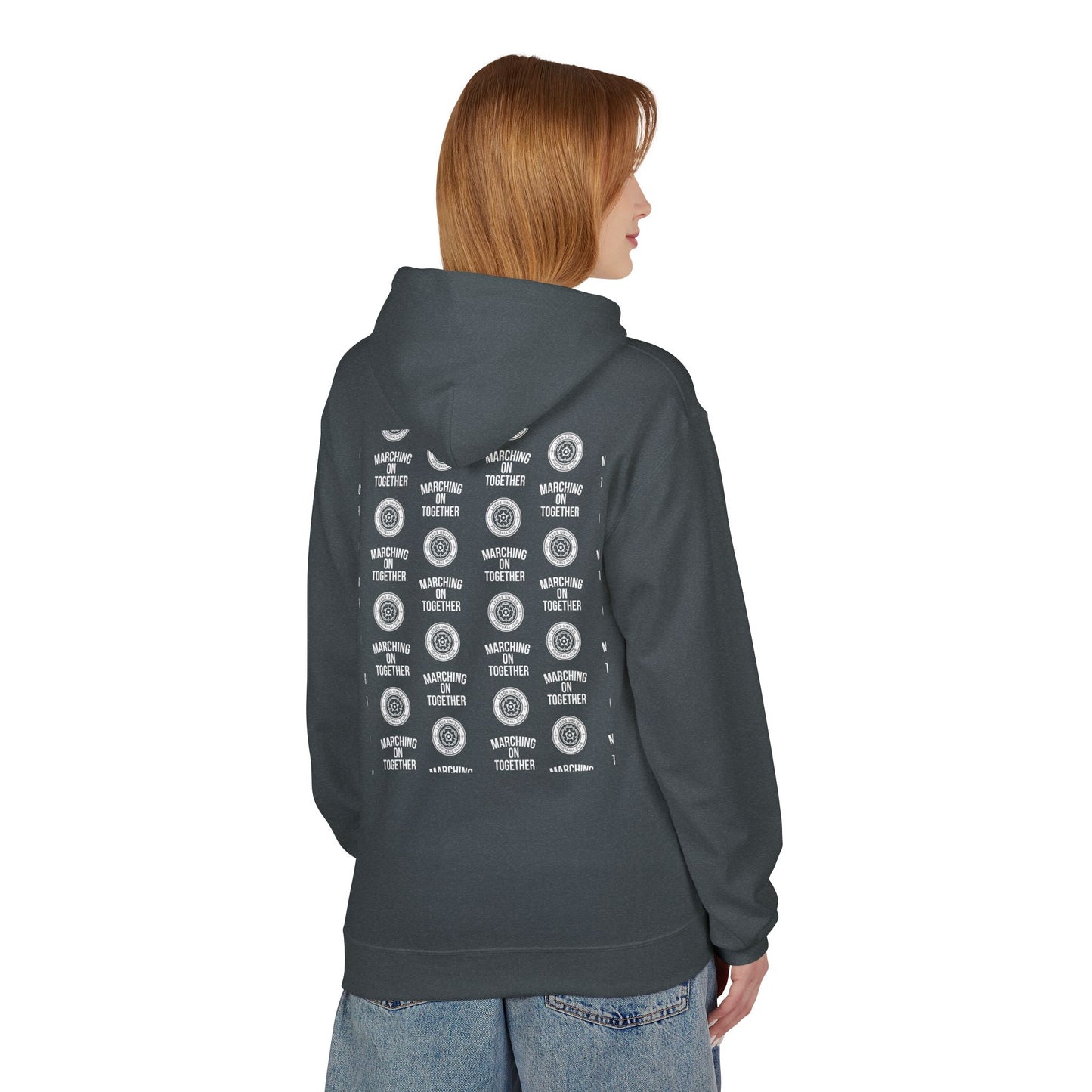 LUFC Midweight Fleece Hoodie Softstyle Unisex