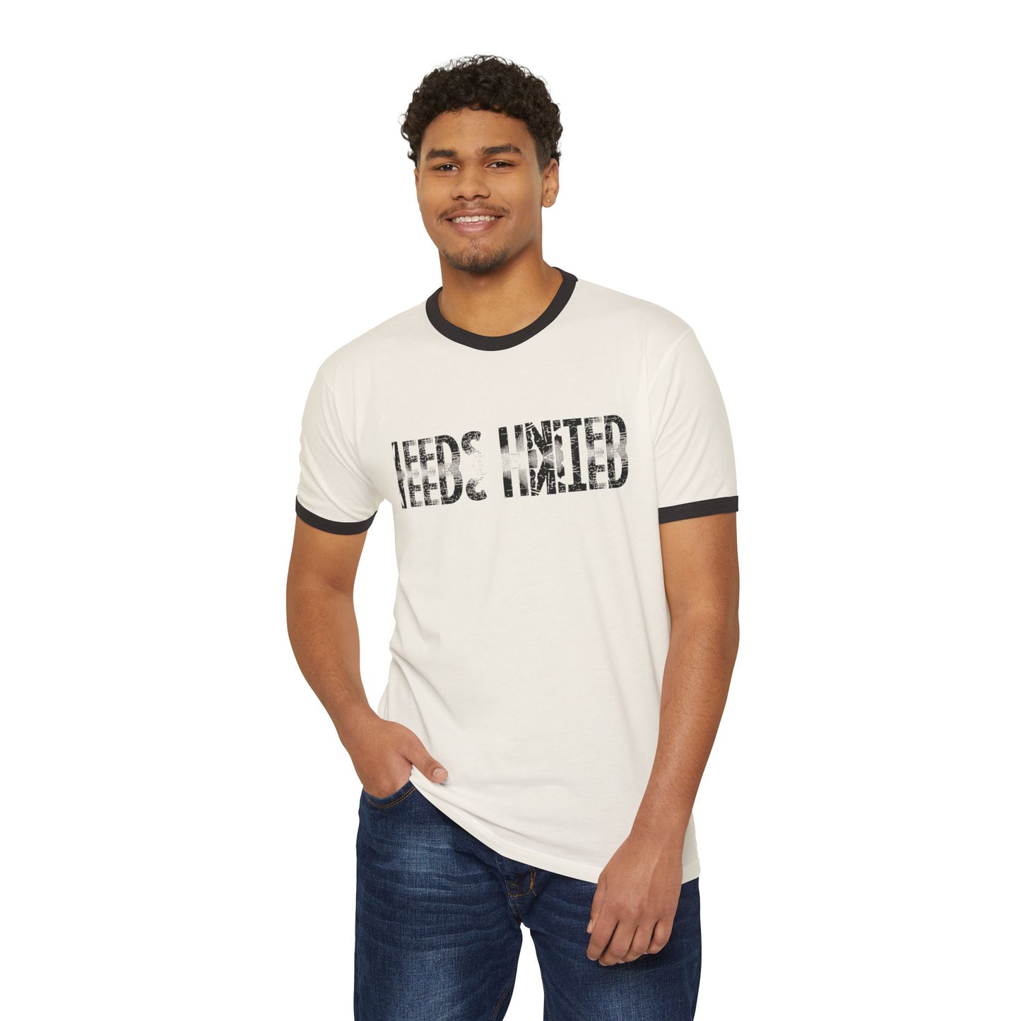 Leeds United Vintage Ringer Tee: Unisex Retro Edition