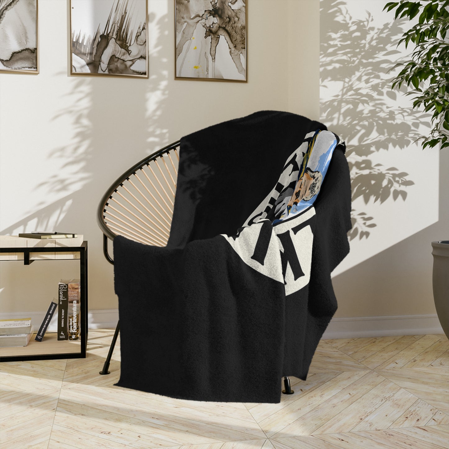 LUFC “Sergeant Wilko” Velveteen  Sports Blanket: Iconic Leeds United  Tribute Design