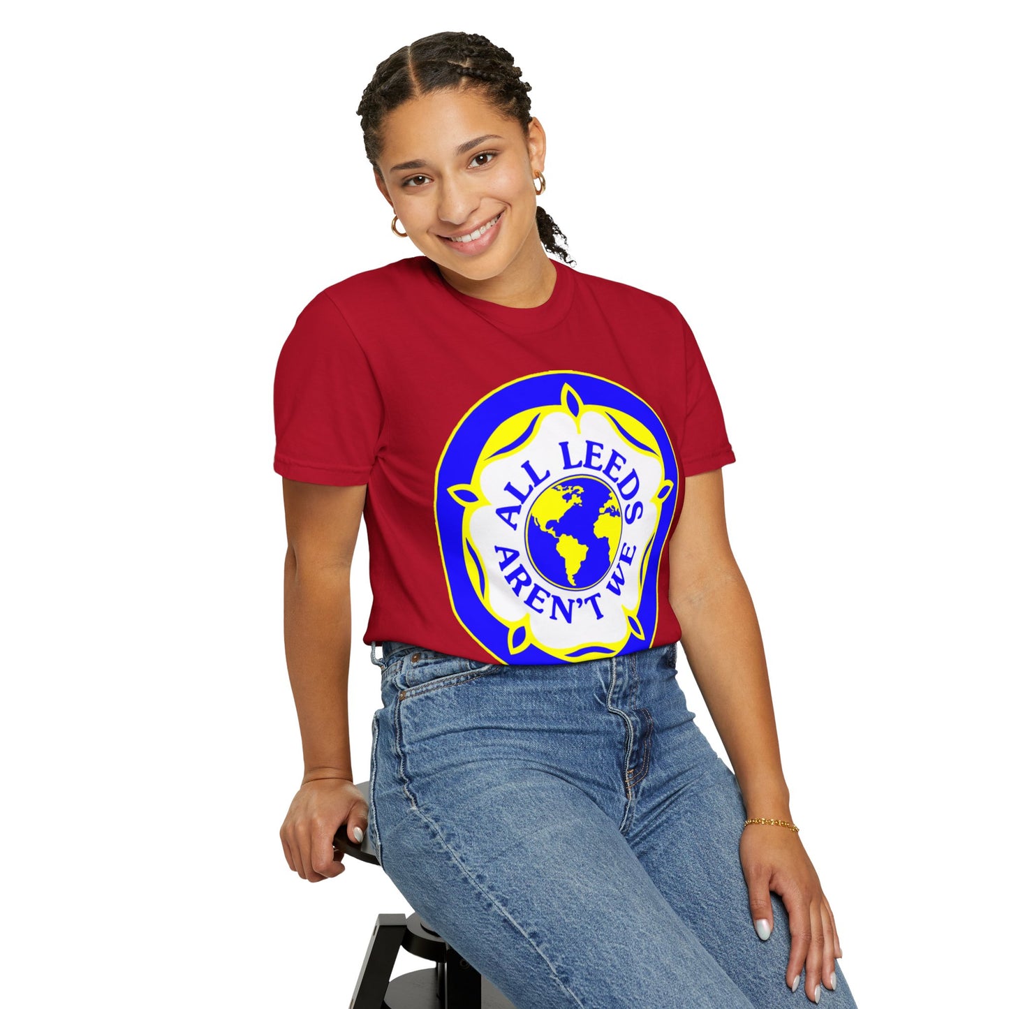 LUFC “All Leeds Aren’t We” Globe Tee: Unisex Supporters Edition