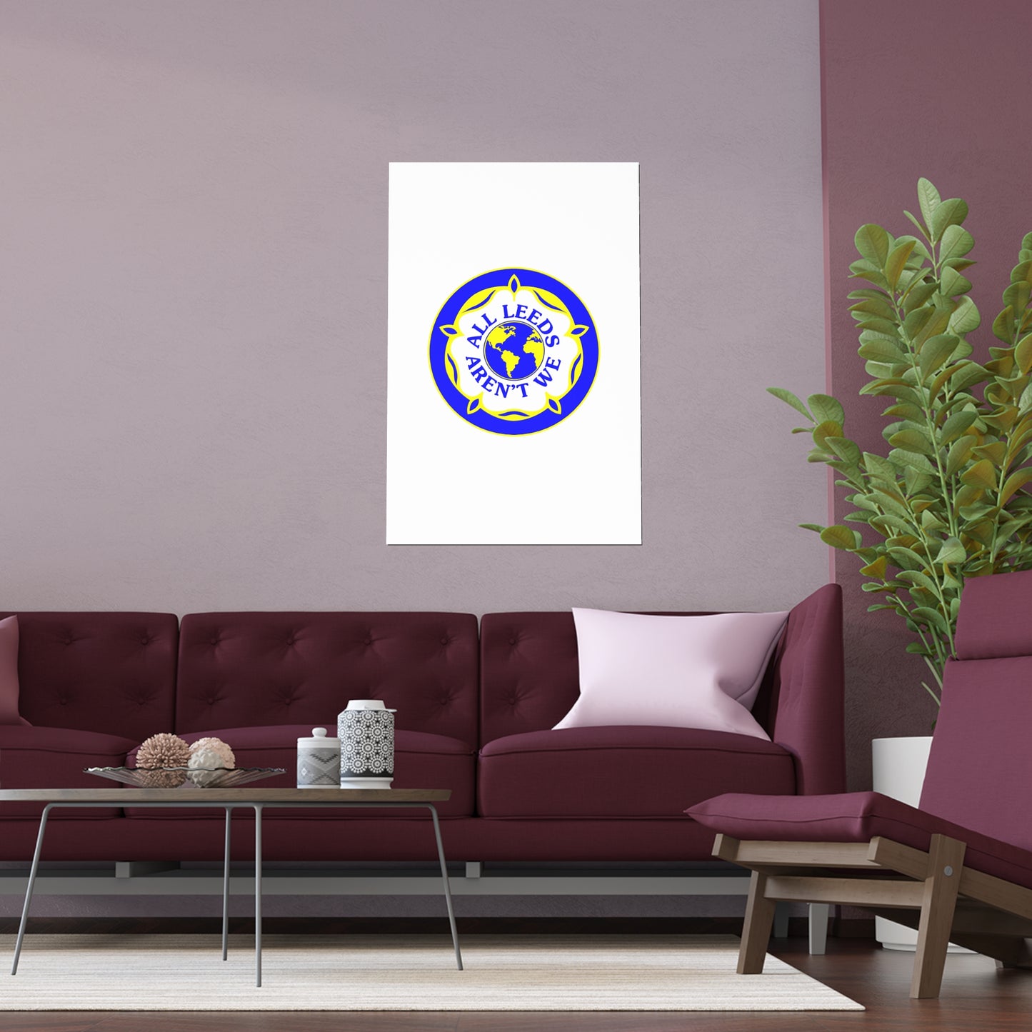 LUFC “All Leeds Aren’t We” Silk Poster