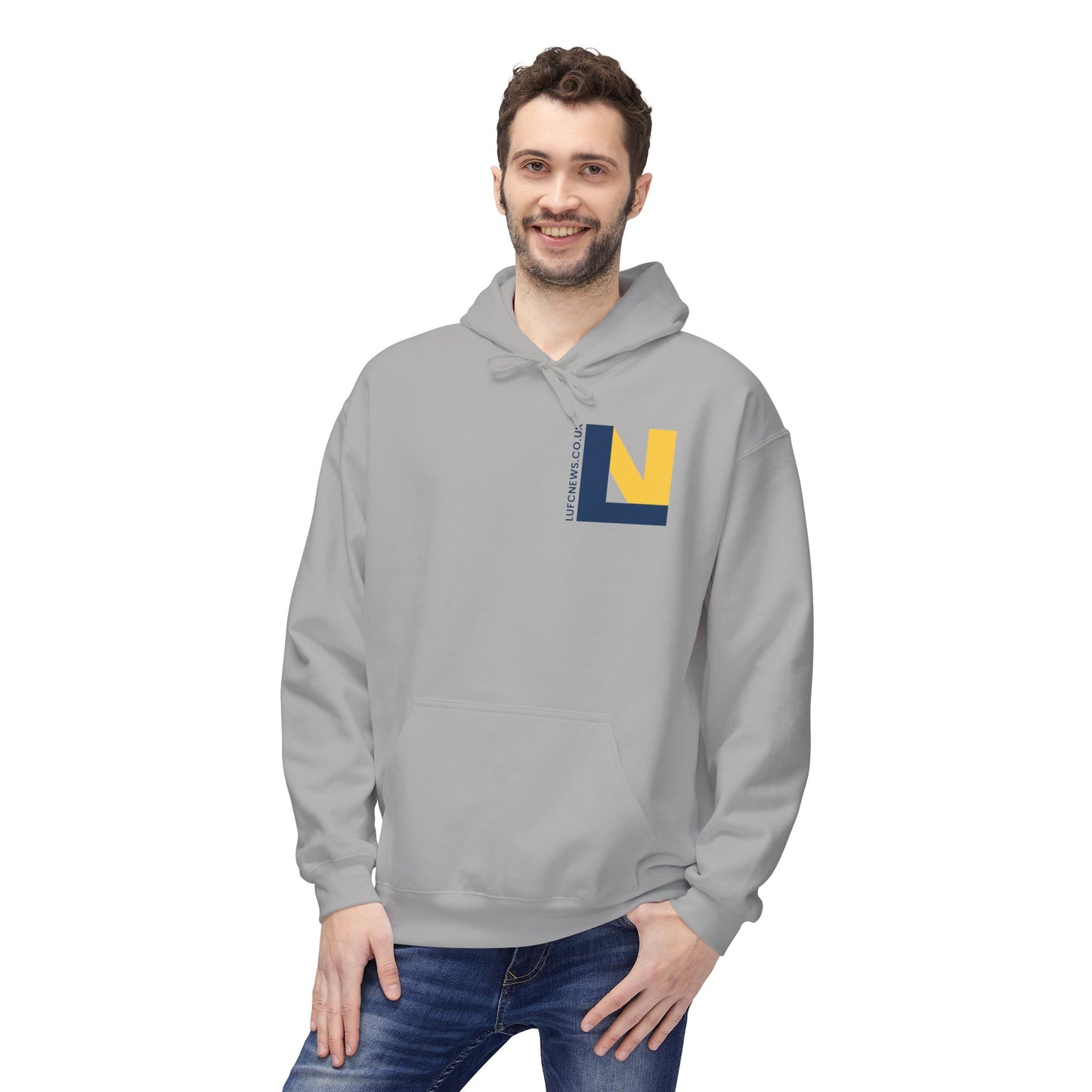 LUFC Softstyle Fleece Hoodie Midweight Unisex