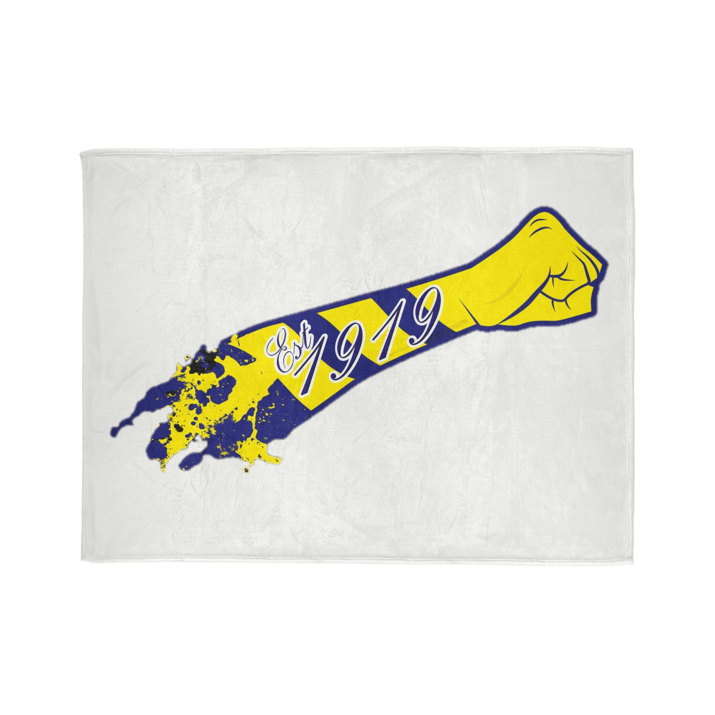 Yellow Leeds Salute Blanket