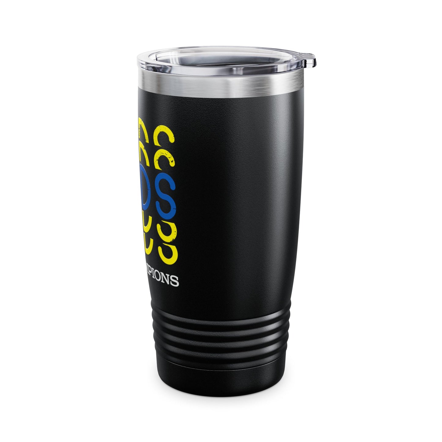 LUFC “Leeds The Champions” 20oz Insulated Tumbler: Stylish Travel Mug for True Supporters