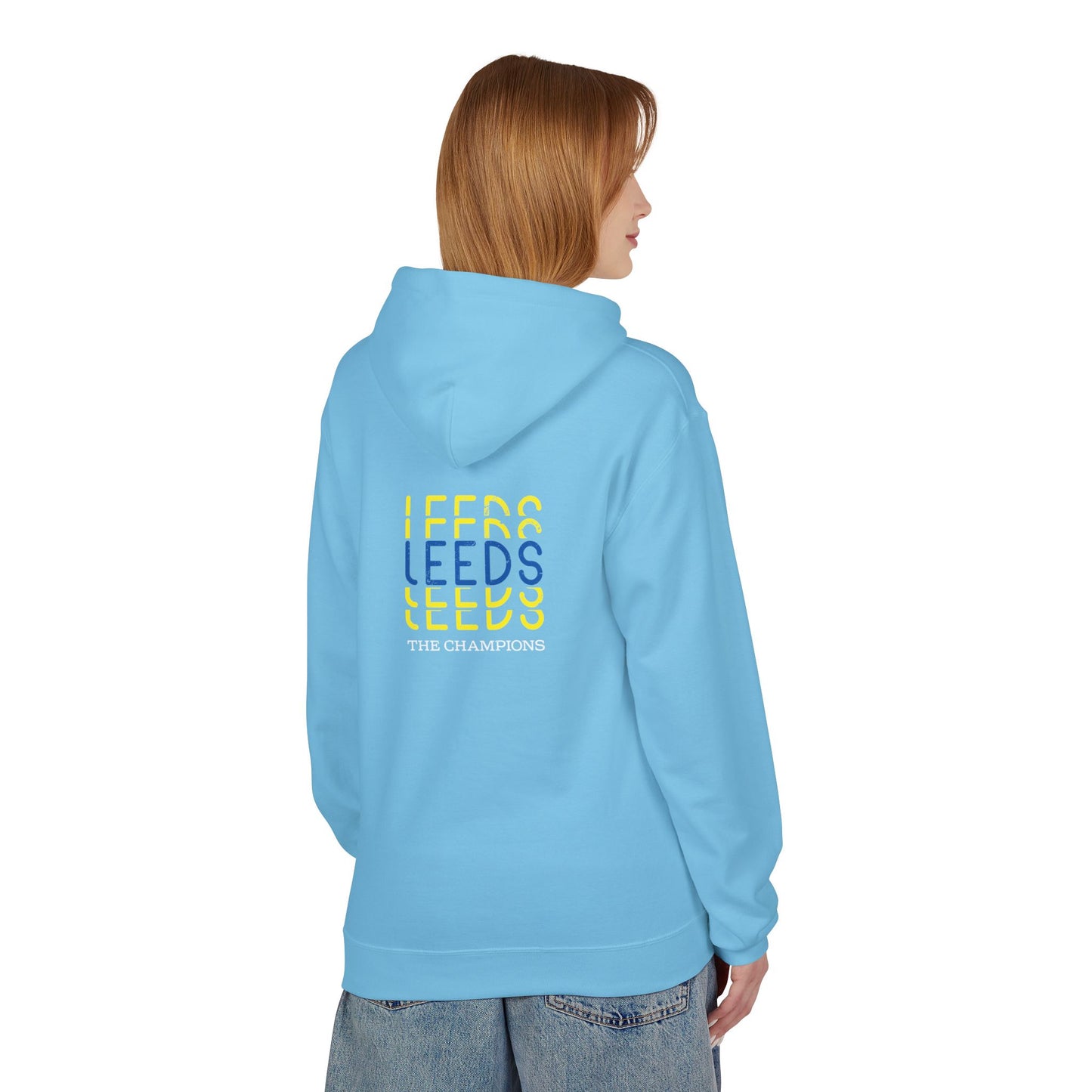 LUFC Softstyle Fleece Hoodie Midweight Unisex