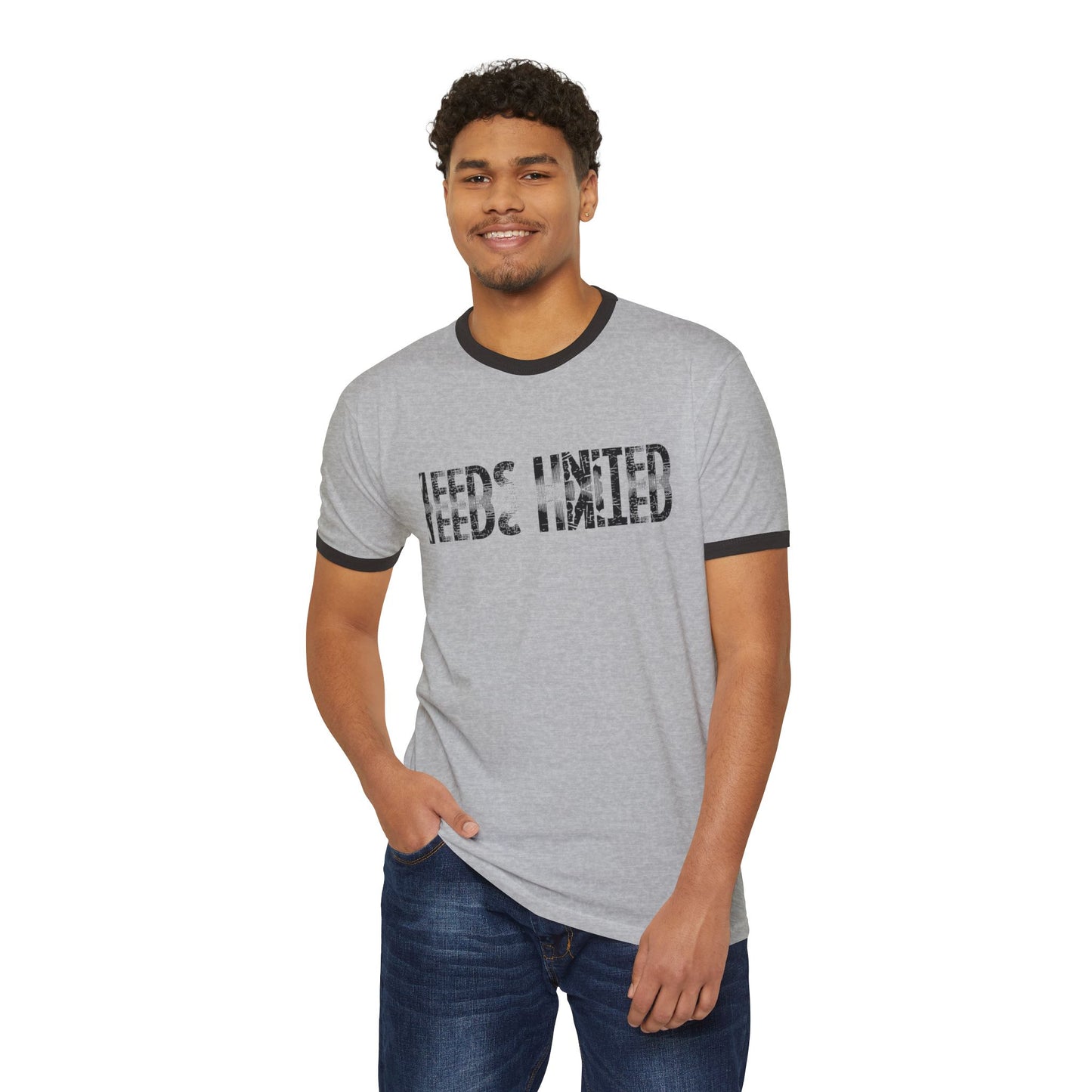 Leeds United Vintage Ringer Tee: Unisex Retro Edition