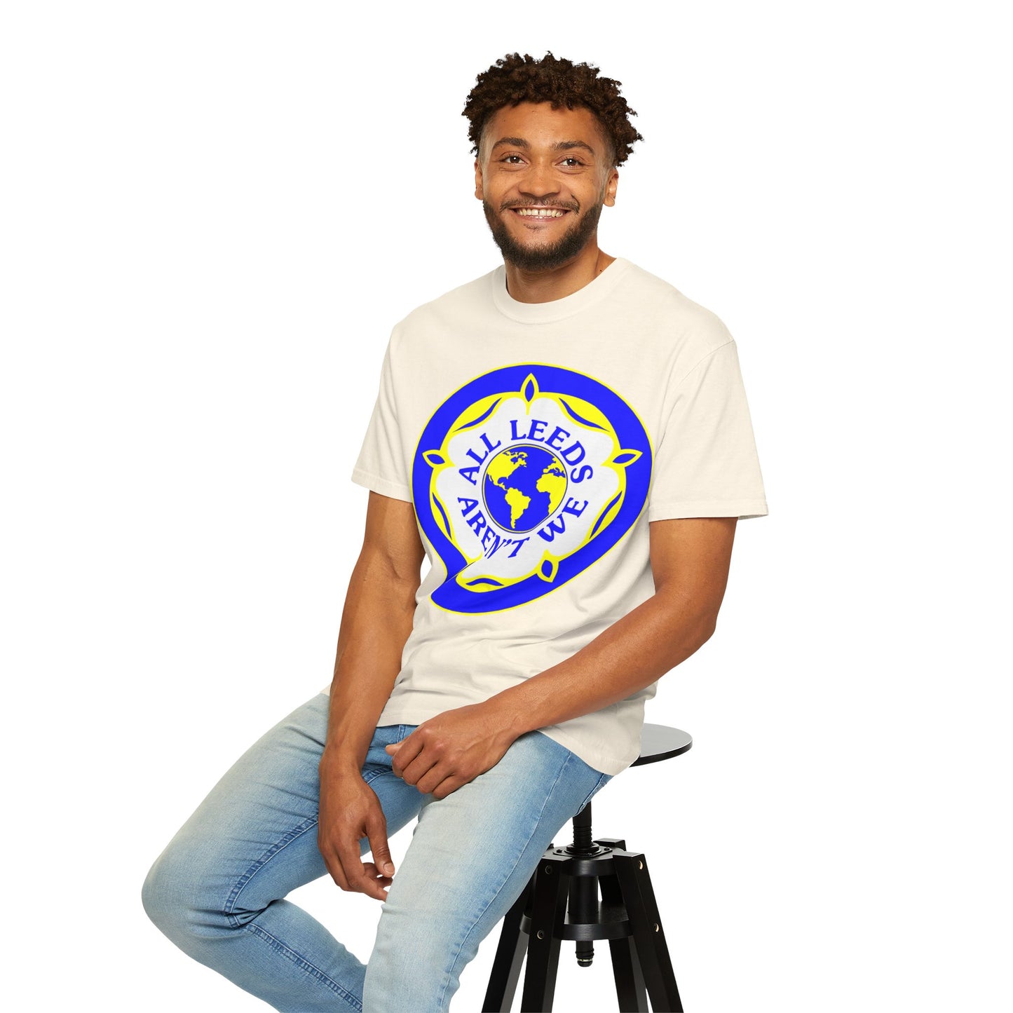 LUFC “All Leeds Aren’t We” Globe Tee: Unisex Supporters Edition