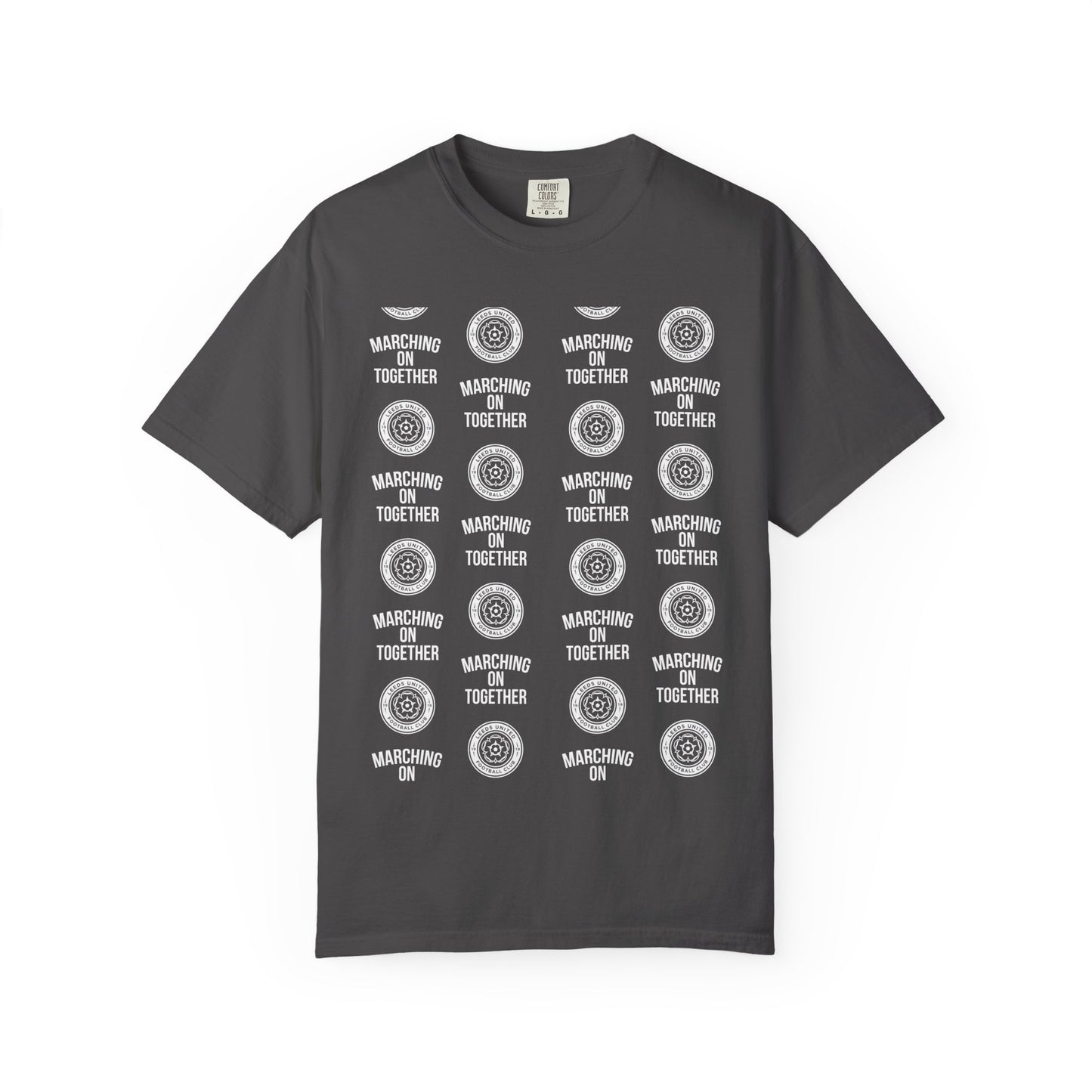 LUFC News Graphic Tee Garment-Dyed Unisex T-Shirt