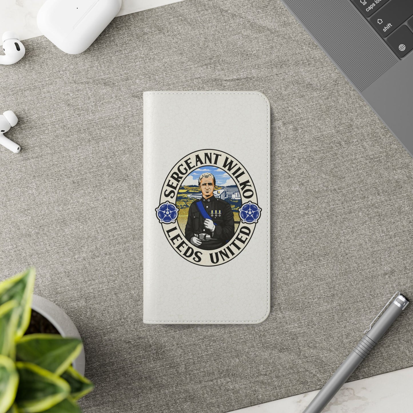 Leeds United "SERGEANT WILKO" Flip Case Phone Wallet