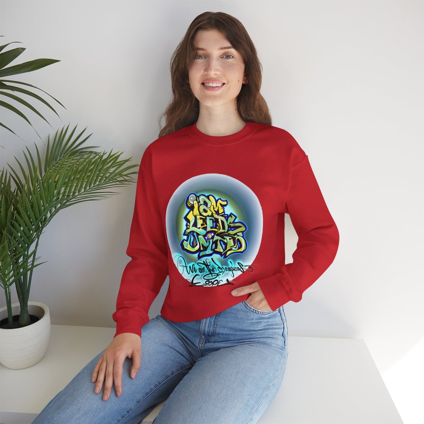 LUFC “I am Leeds United” Graffiti Sweatshirt