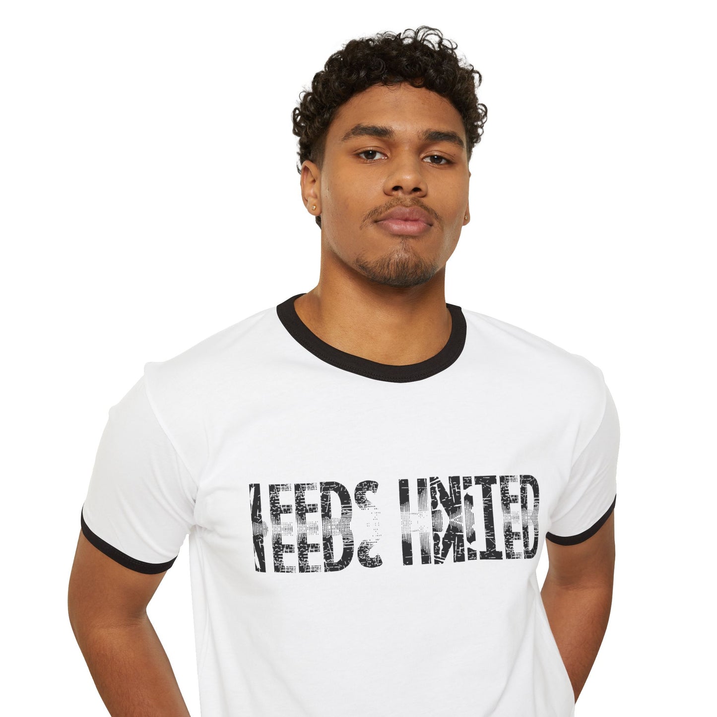 Leeds United Vintage Ringer Tee: Unisex Retro Edition