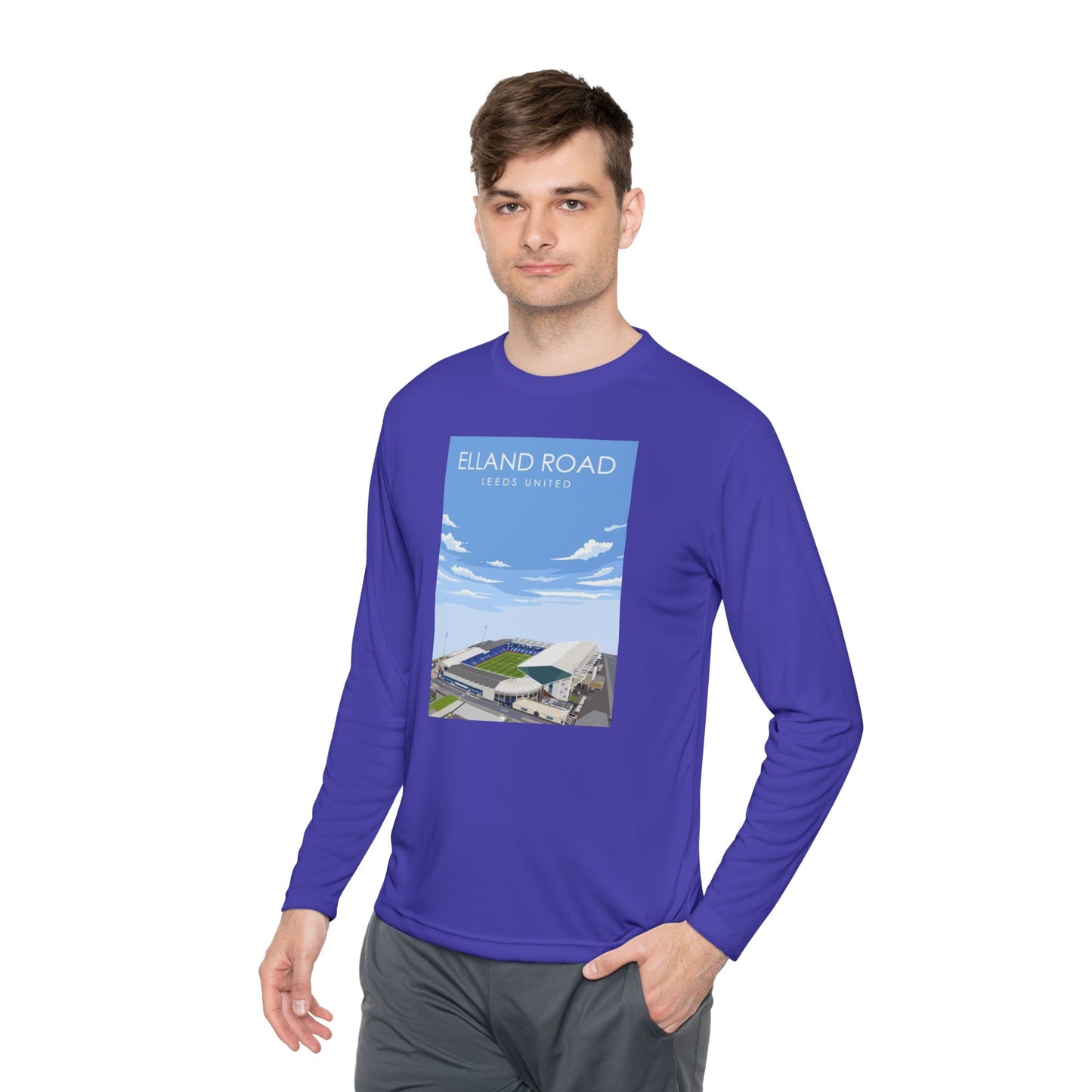 LUFC News Graphic Tee Garment-Dyed Unisex T-Shirt