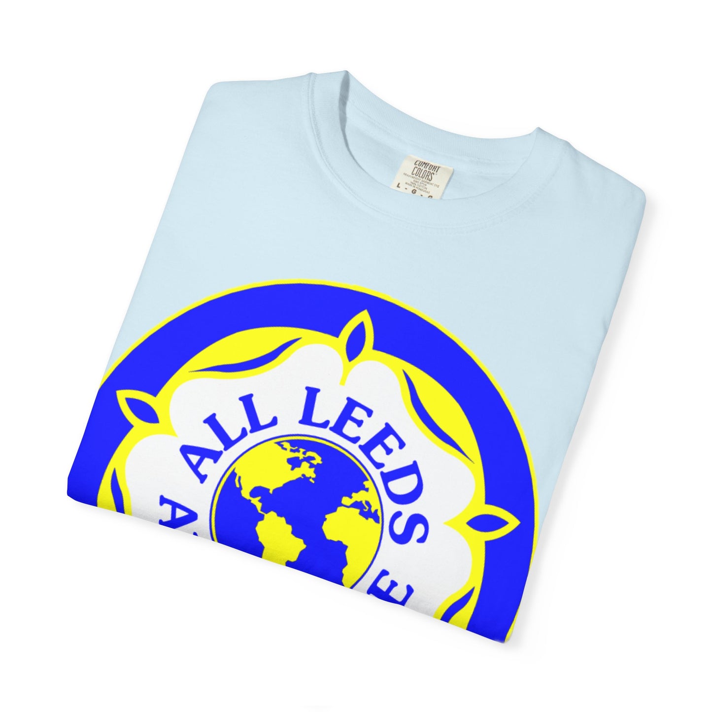 LUFC “All Leeds Aren’t We” Globe Tee: Unisex Supporters Edition