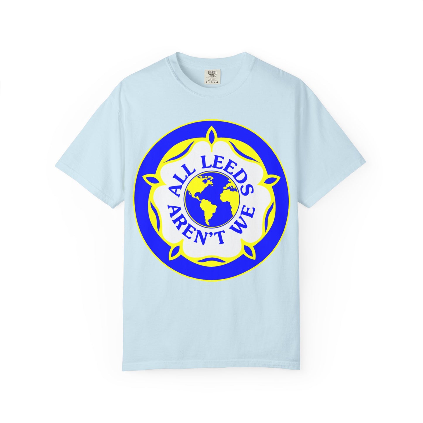LUFC “All Leeds Aren’t We” Globe Tee: Unisex Supporters Edition