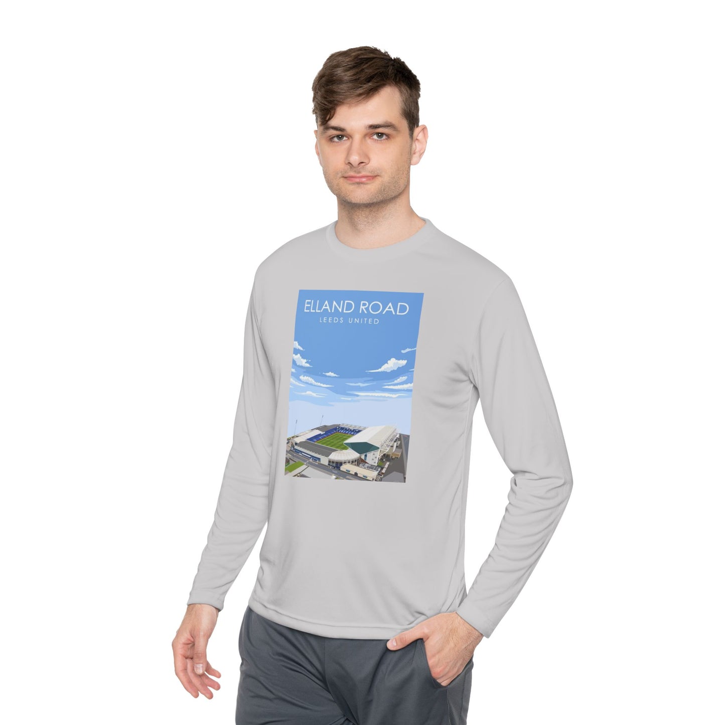 LUFC News Graphic Tee Garment-Dyed Unisex T-Shirt